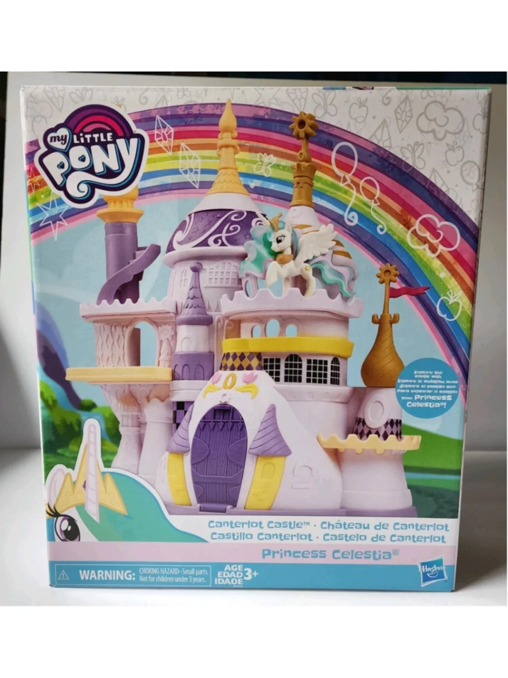 My Little Pony Canterlot Castle Playset Princess Celestia - 3 Levels of Play NEW